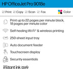 HP 9018e OfficeJet Pro Wireless All-in-One Printer (Renewed)