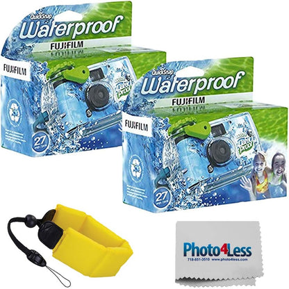 Fujifilm Quick Snap Waterproof 35mm Camera 2-Pack