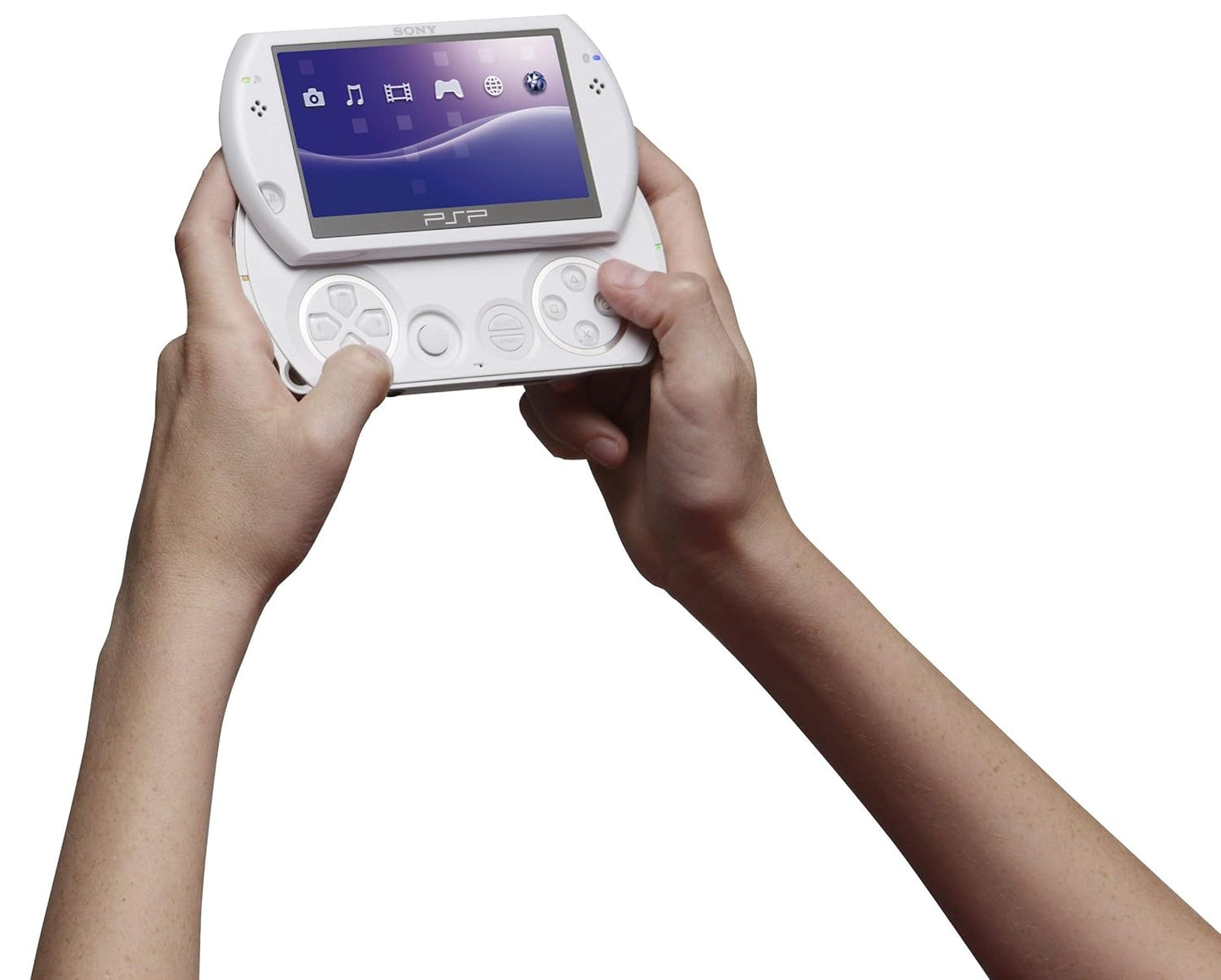 Sony PSPgo Pearl White (Renewed) Handheld Console