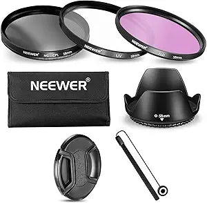 Neewer 10088171 58MM Lens Filter Kit Canon Accessories