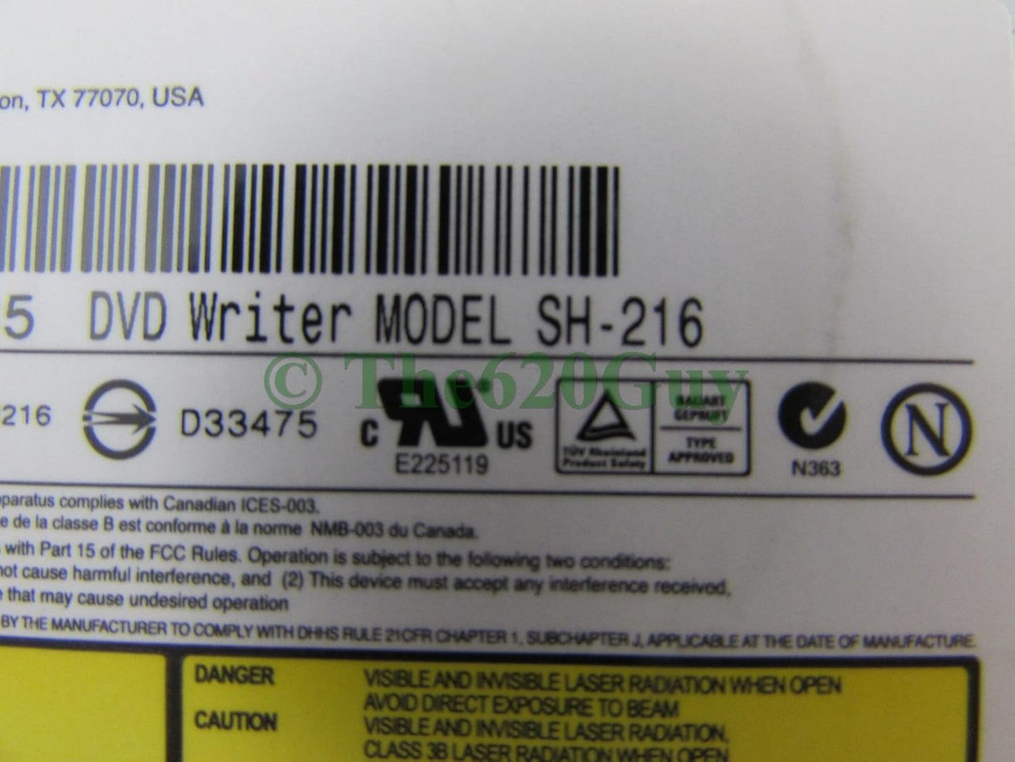 HP SH-216 DVD±RW Dual Layer SATA Optical Drive