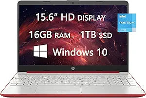 HP 15-dw0083wm 15.6" Laptop Pentium, 16GB RAM, 1TB SSD