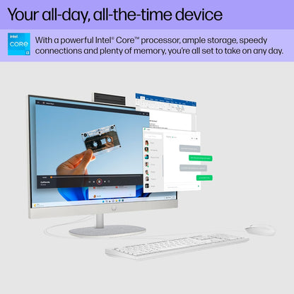 HP 8R2K4AA#ABA 23.8-inch All-in-One Desktop i3-N300