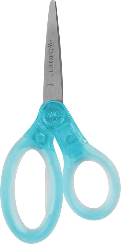 Westcott 67550 Jellies 5" Kids Scissors 12 Pack