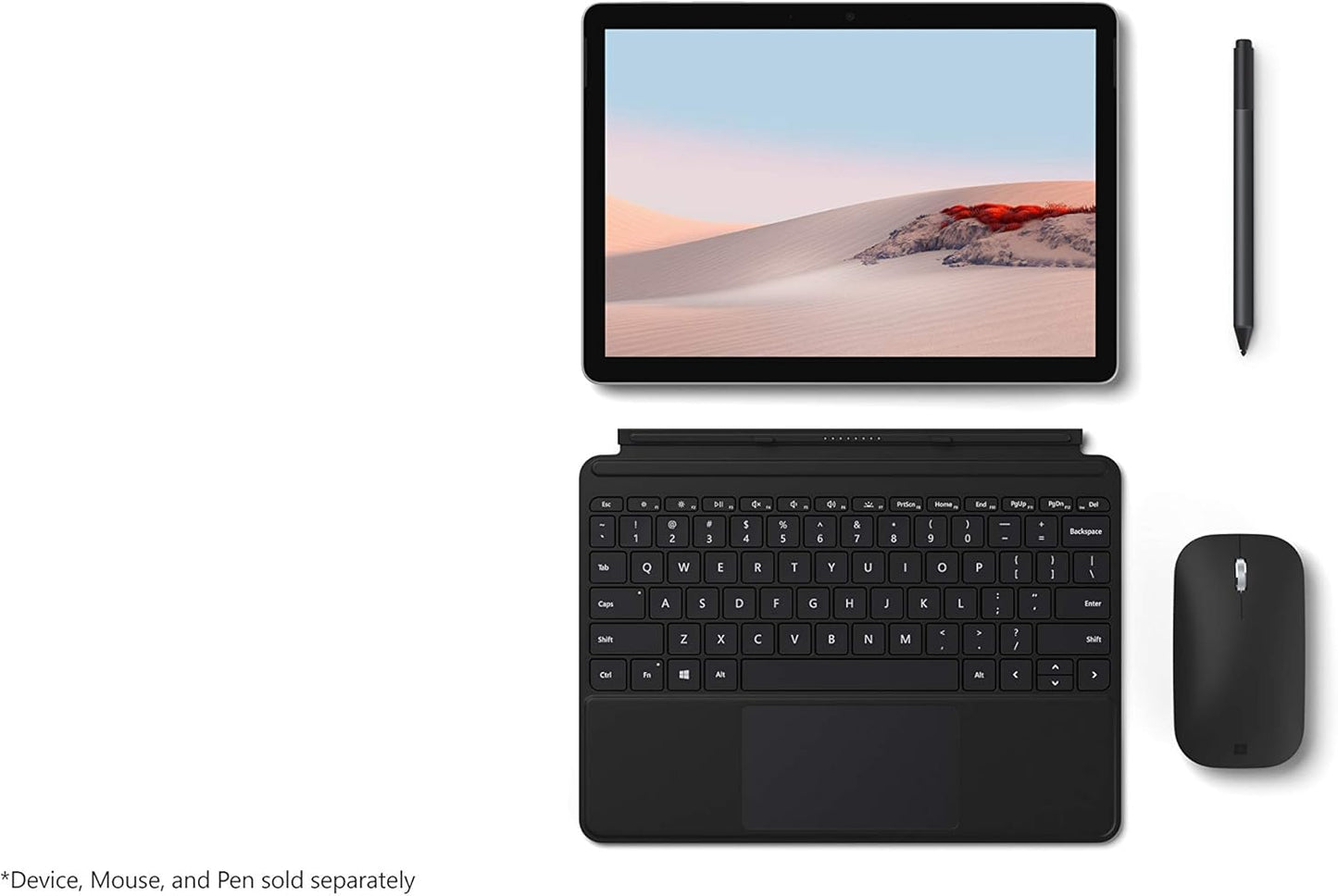 Microsoft Surface Go Type Cover - Black (Renewed)
