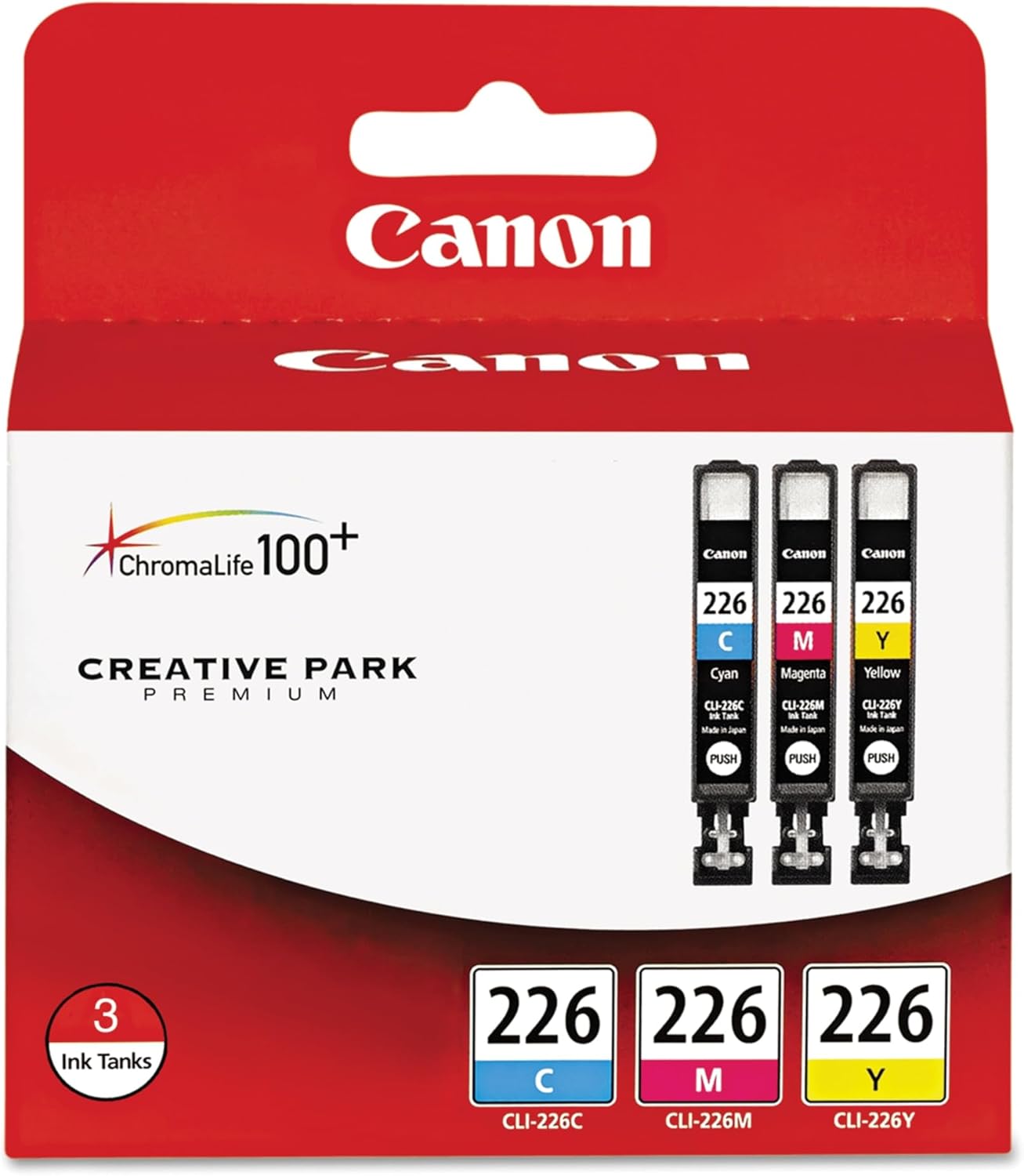 Canon CLI-226 3 Color Pack Ink Cartridges
