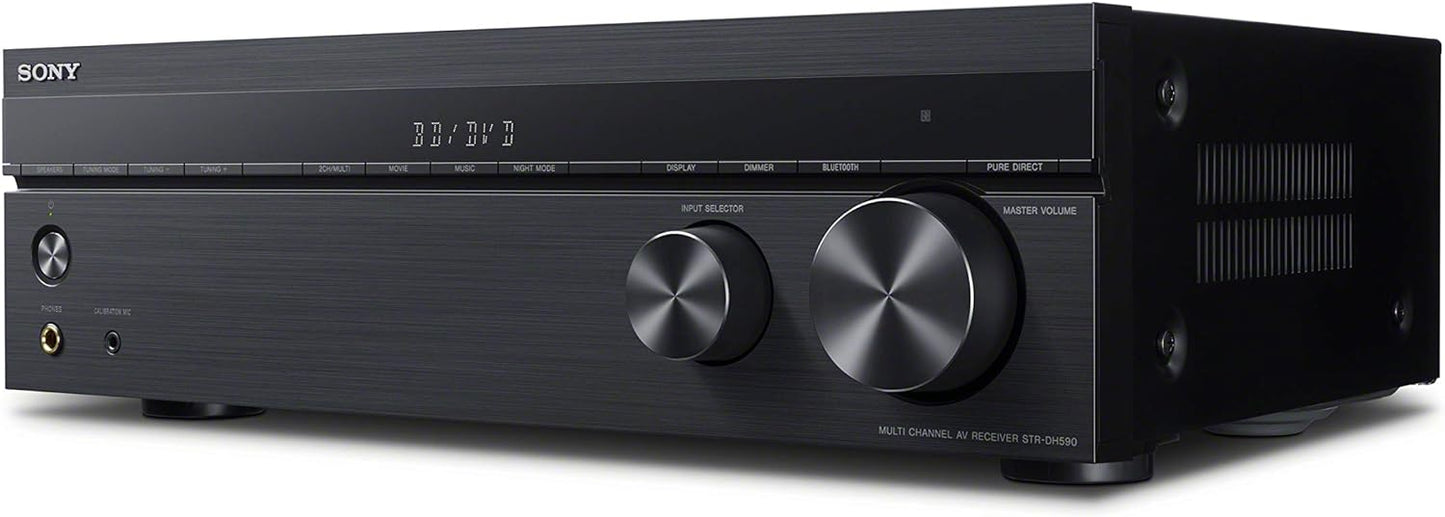Sony STRDH590 5.2 Ch 4K HDR AV Receiver - Bluetooth (Renewed)