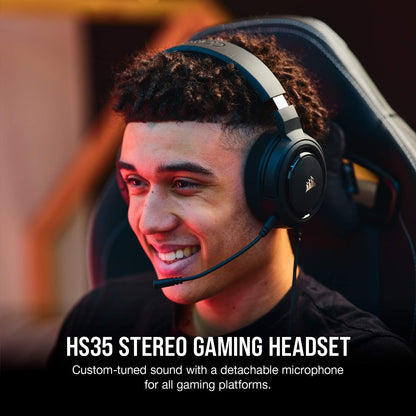 Corsair CA-9011195 HS35 Carbon Gaming Headset (Renewed)