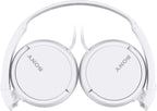 Sony MDRZX110/WHI ZX Series Wired On-Ear Headphones