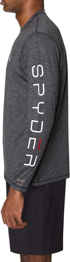 Spyder S923173 Men's Heather Long Sleeve Rashguard