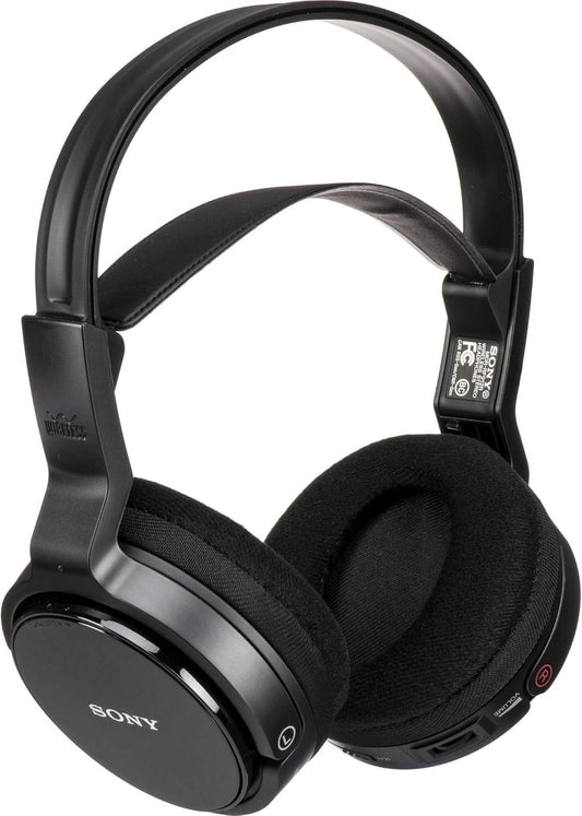 Sony MDR-RF912RKCR Wireless TV Headphones Noise Reduction Renewed