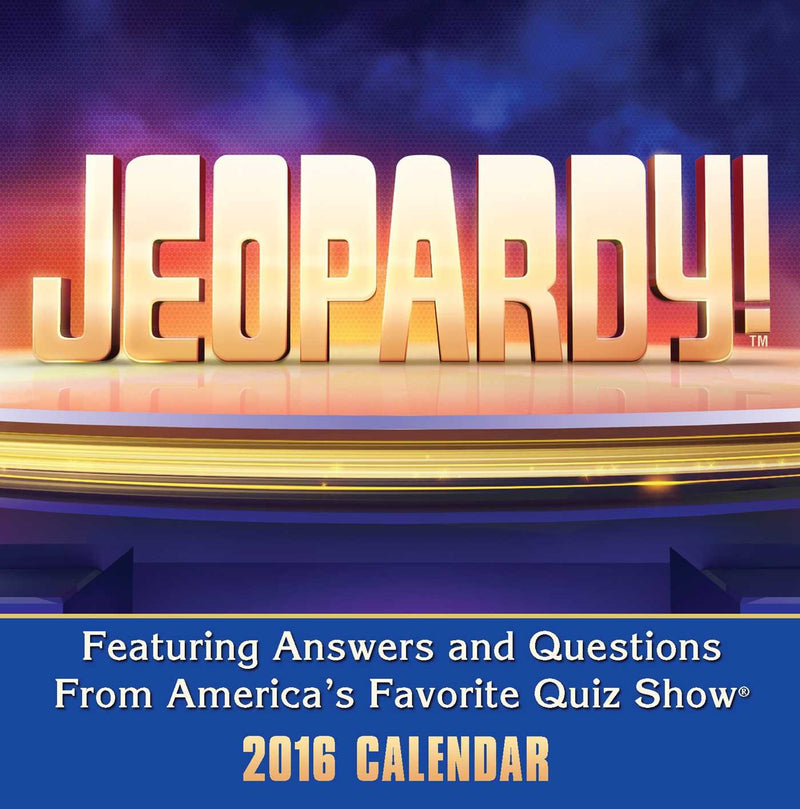Sony Jeopardy! 2016 Daily Trivia Calendar — main product image