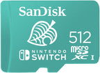 SanDisk SDSQXAO-512G-GNCZN 512GB Nintendo Switch MicroSD Card