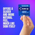 Crown CR-L-L-2100 100-Count Lubricated Latex Condoms