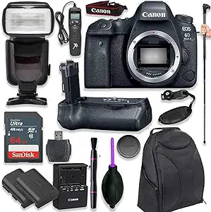 Canon EOS 6D Mark II Digital SLR Camera Body Bundle — main product image