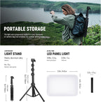 Neewer 10104872 LED Video Light Panel Kit with Stands
