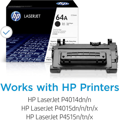 HP 64A Black Toner Cartridge CC364A LaserJet