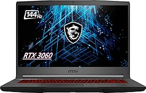 MSI GF65 i5-10500H RTX 3060 144Hz Gaming Laptop — main product image