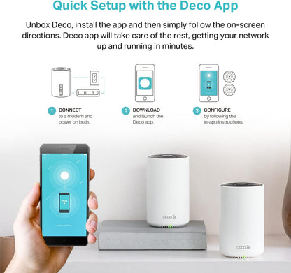 TP-Link Deco XE75(2-pack) AXE5400 Tri-Band WiFi 6E Mesh System