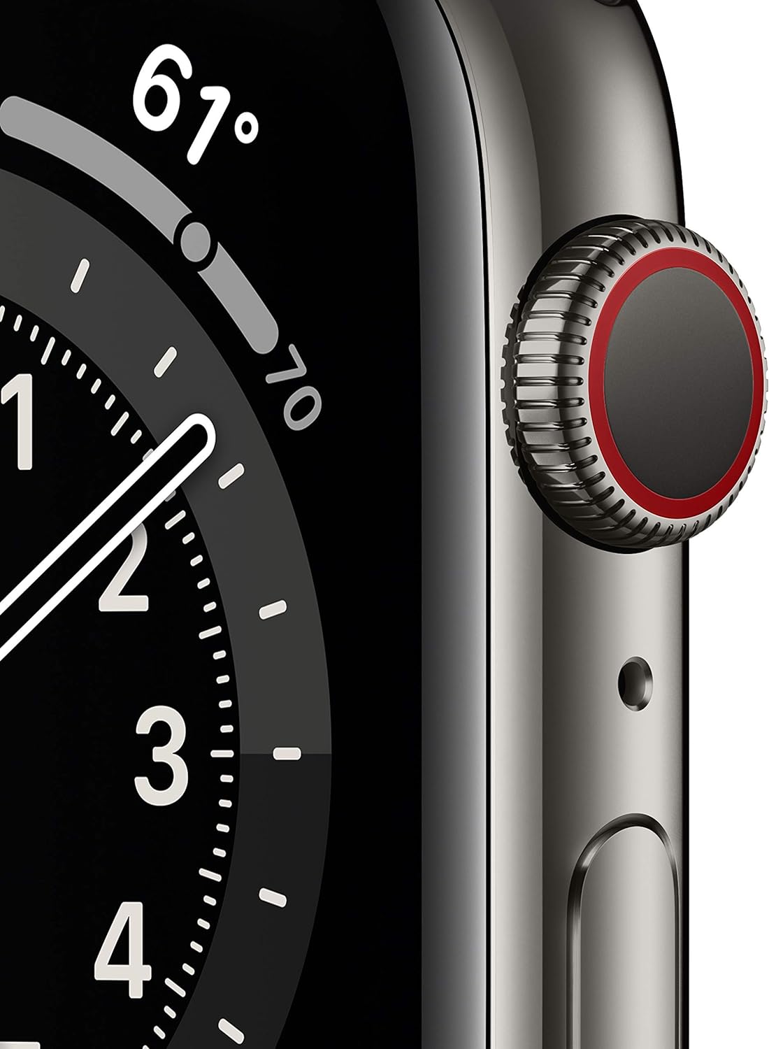 Apple Series 6 44mm GPS + Cellular Steel Watch (Renewed)