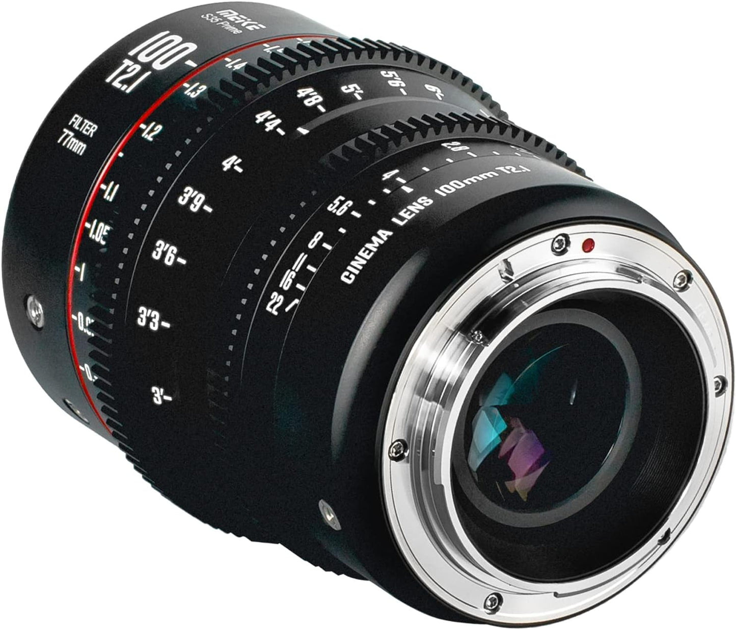 Meike 100mm T2.1 S35 EF Mount Cinema Lens - Manual Focus