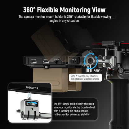 Neewer GA021 NATO Monitor Mount for RS Gimbal