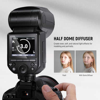 Neewer Z2-C TTL Round Head Flash Speedlite for Canon