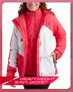 Spyder Snow Ski Jacket Women's 3-in-1 Winter Coat