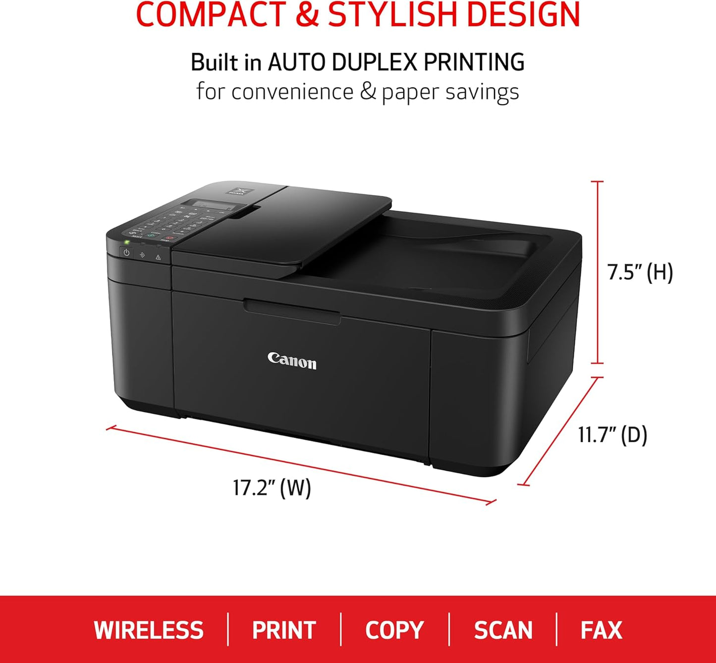 Canon 5074C002 PIXMA TR4720 Wireless All-in-One Printer
