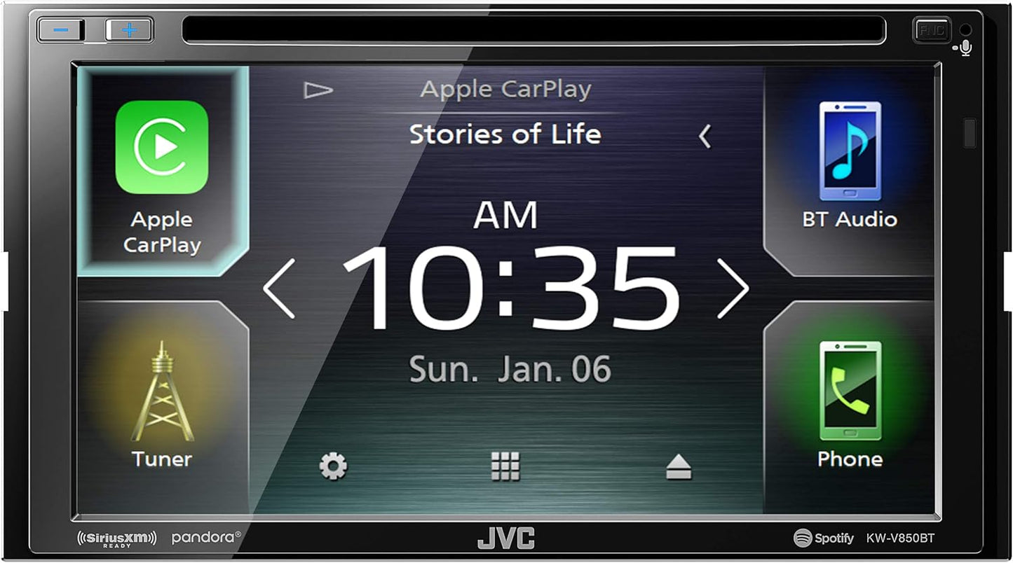 JVC KW-V850BT CarPlay Android Auto Car Radio
