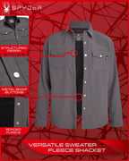 Spyder M SPYDR SWEATR FLEEC Men's Softshell Shirt Jacket