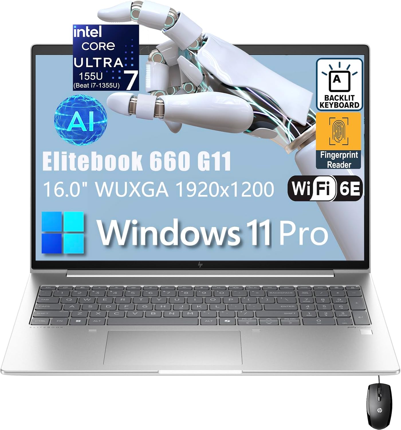 HP 660 G11 Elitebook 16" Ultra 7 64GB 2TB SSD Laptop