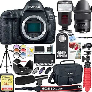 Canon E3CNEOS5DM4SG35 EOS 5D Mark IV 35mm Lens Bundle