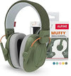 Alpine Hearing Protection Muffy Kids 2.0 Noise Cancelling Headphones - Green