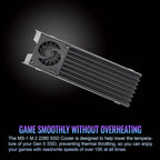 Thermaltake MS-1 M.2 2280 SSD Cooler Heatsink Blower Fan