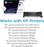 HP CF287A 87A Toner - Black LaserJet Cartridge