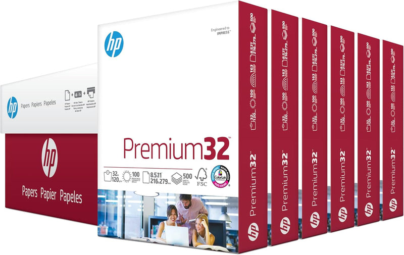 HP 113100C Premium 32lb Printer Paper, 6-Pack — main product image