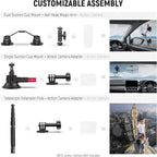 Neewer CA065 Triple Suction Cup Car Mount Kit
