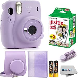 Fujifilm Mini 11 Lilac Purple Instant Camera Bundle