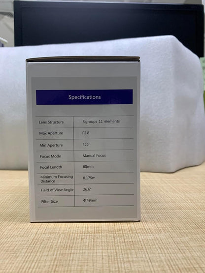 Meike 60mm F2.8 Macro Lens Sony E-Mount APS-C