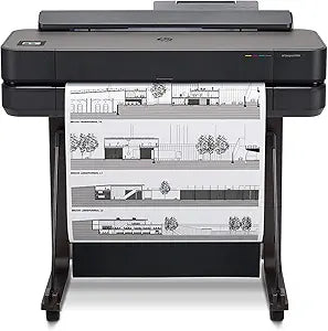 HP DesignJet T650 24-inch Plotter Printer with Stand Renewed