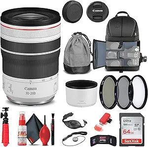 Canon 4318C002 RF 70-200mm f/4L IS USM Lens Bundle
