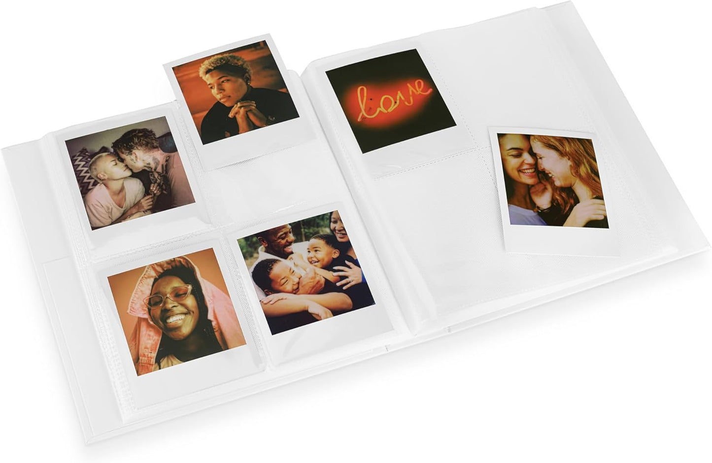 Polaroid 006379 Large White Photo Album - 160 Photos