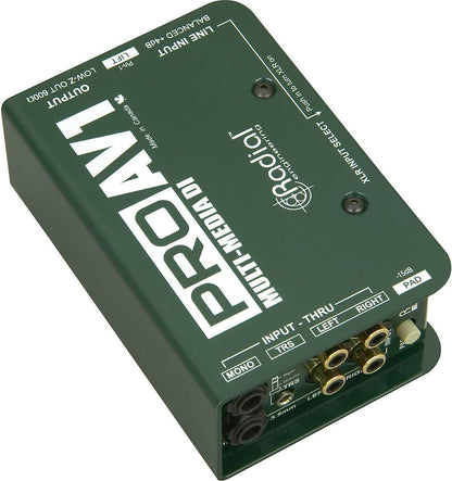 Radial Engineering R8001112 ProAV1 DI Box XLR Cable Bundle
