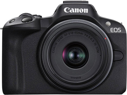Canon EOS R50 Mirrorless Camera Bundle (Renewed)