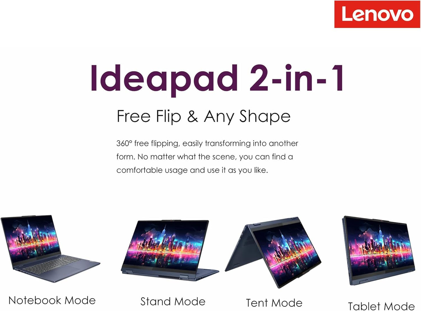 Lenovo IdeaPad Flex 5 Ryzen 7 Touchscreen Laptop