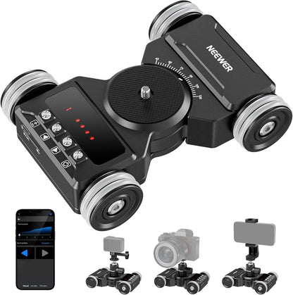 Neewer 10102645 Motorized Camera Dolly with App Control