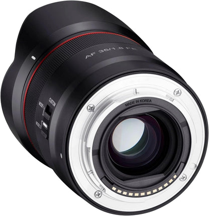 Rokinon IO3518-E AF 35mm F1.8 Full Frame Lens Sony E