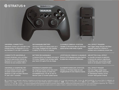 SteelSeries 69076 Stratus+ Bluetooth Android/PC Controller