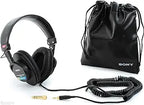 Sony MDR7506 Professional Studio Headphones - No Warranty